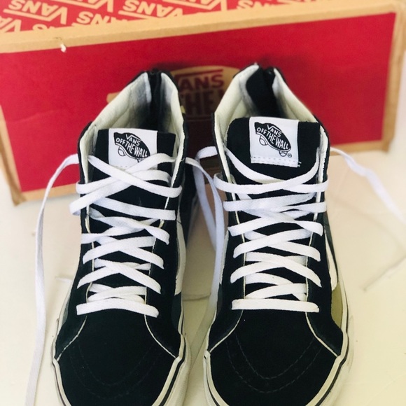 Vans Sk8-Hi Black & woodland Camo shoes - Picture 3 of 7